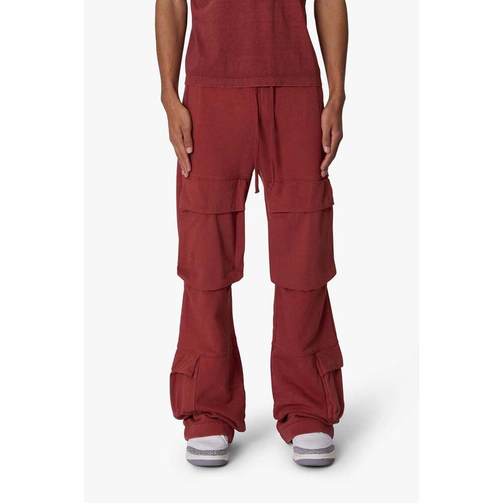 mnml Front Cargo Sweatpants - Rust Size SRust / S